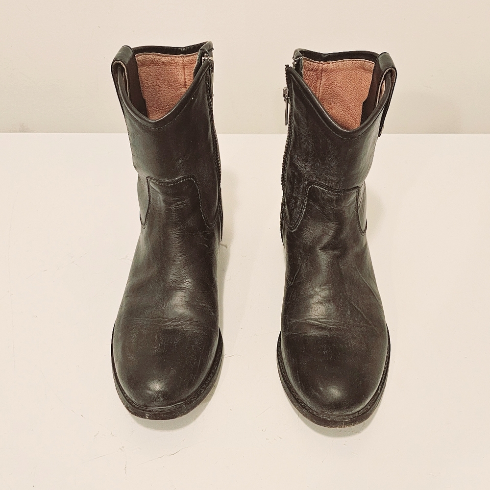 Frye Leather Inside Zip Bootie